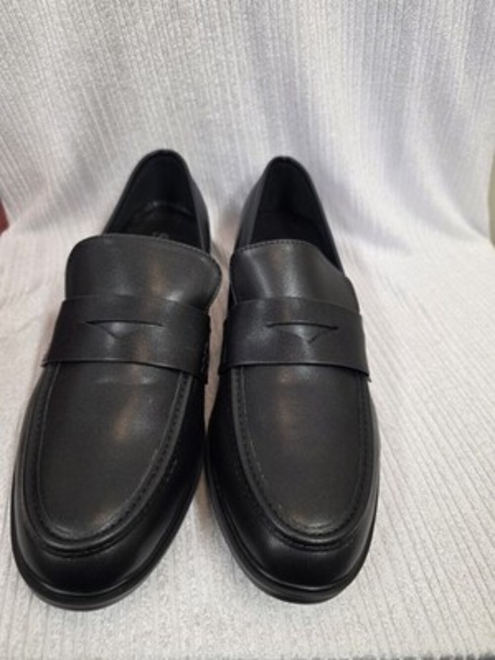 Shagal Penny Loafer Woman's Black Comfort Slip-On Dress Shoes Round Toe US 10